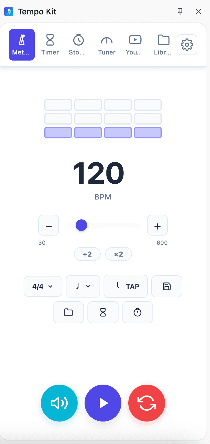 Tempo Kit metronome